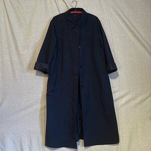Lovely Classic Navy Long Coat